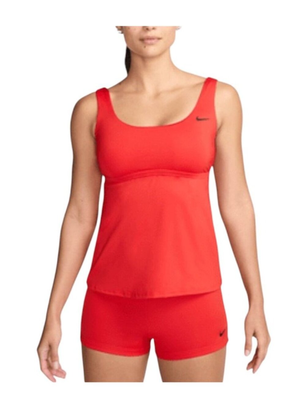 Nike Swim Red‎ Essential Scoop Neck Tankini NESSA224-683 Women’s M New with Tags